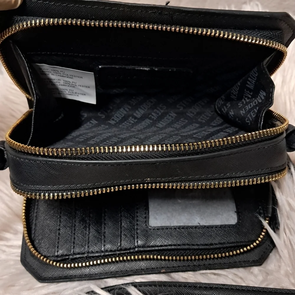 Steve Madden Leather Mini Crossbody Bag